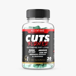 Cuts Burner – Extreme Fat Loss & Nootropic Formula | 90 Capsules